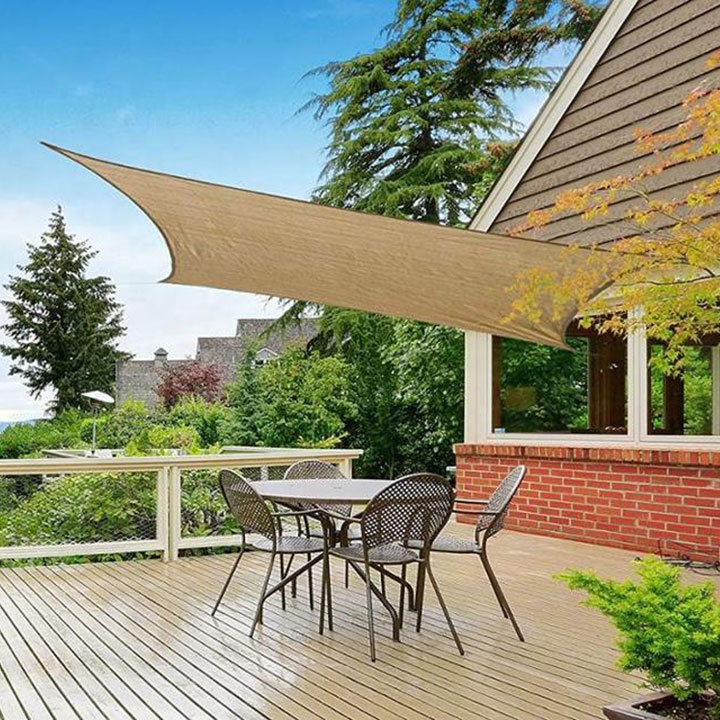 N'èzí HDPE Sun Shade Net ma ọ bụ Shade Sail