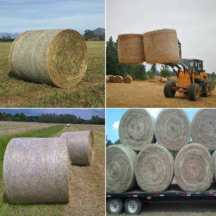 Ihe nkiri Silage Tarp Mulching Plastic Bale Wrap Net